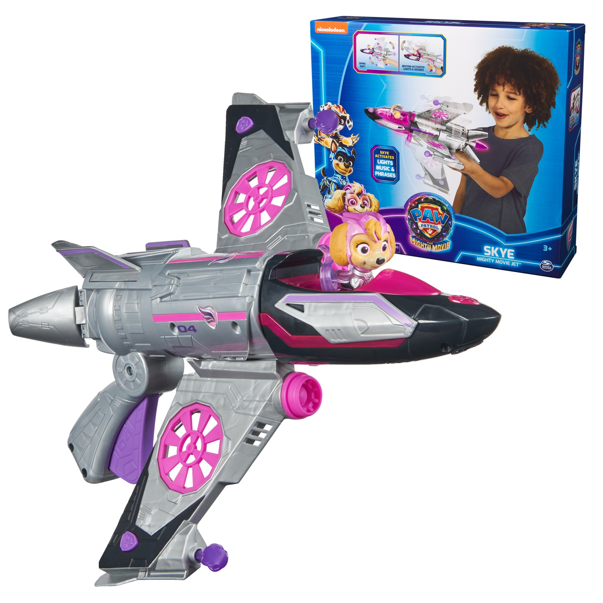 PAW Patrol: The Mighty Movie Airplane Toy with Skye
