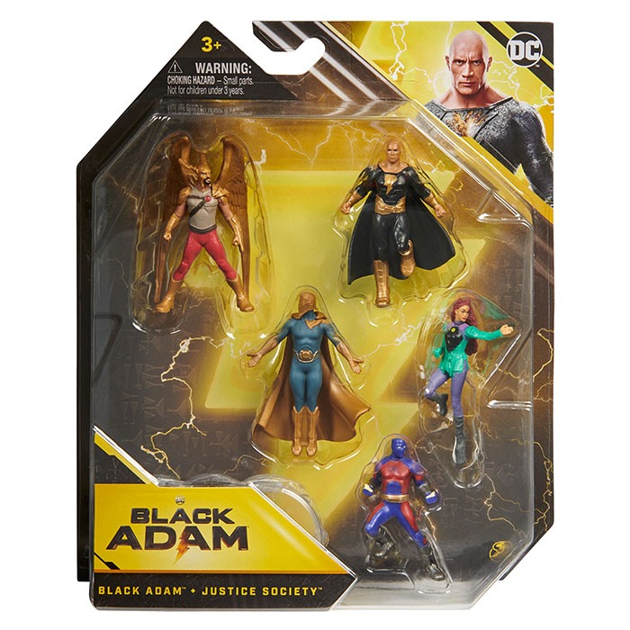 DC Black Adam Fig. 2″ – 5 Pack Set