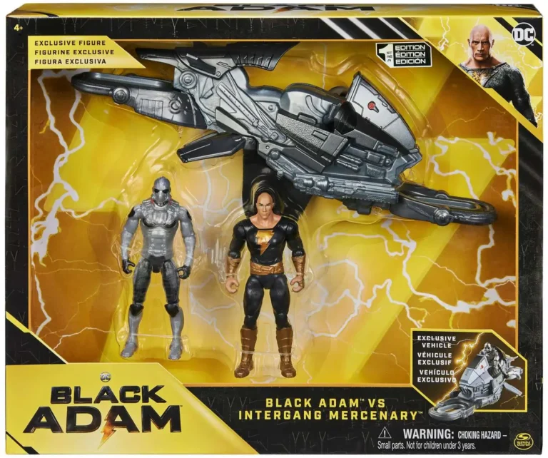 DC Black Adam Movie Intergang Set w/4″ Fig