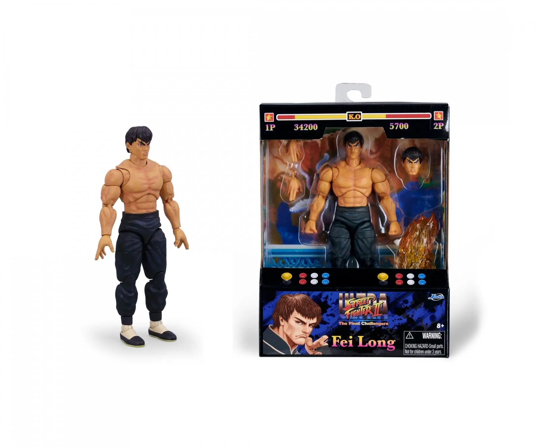 JADA – STREET FIGHTER II FEI-LONG 6″ FIG.