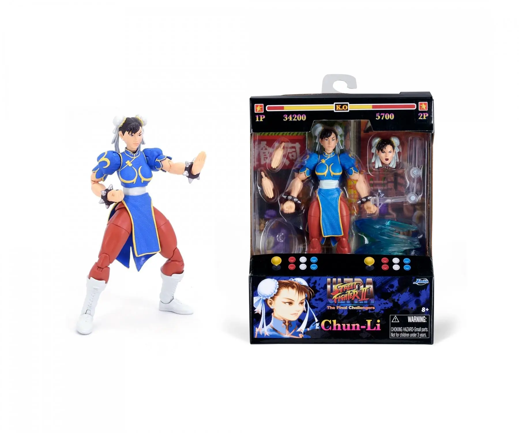 JADA – STREET FIGHTER II CHUN-LI 6″ FIG.